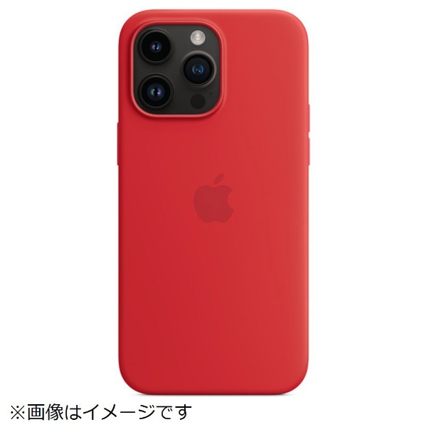 純正】MagSafe対応iPhone 14 Pro Maxシリコーンケース (PRODUCT)RED