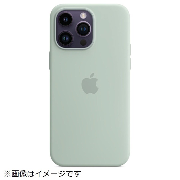 MagSafe対応 iPhone 14 Pro Max シリコーンケース カナリアイエロー 