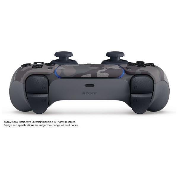 PS5 デュアルセンス ワイヤレスコントローラー グレー カモフラージュ　セット