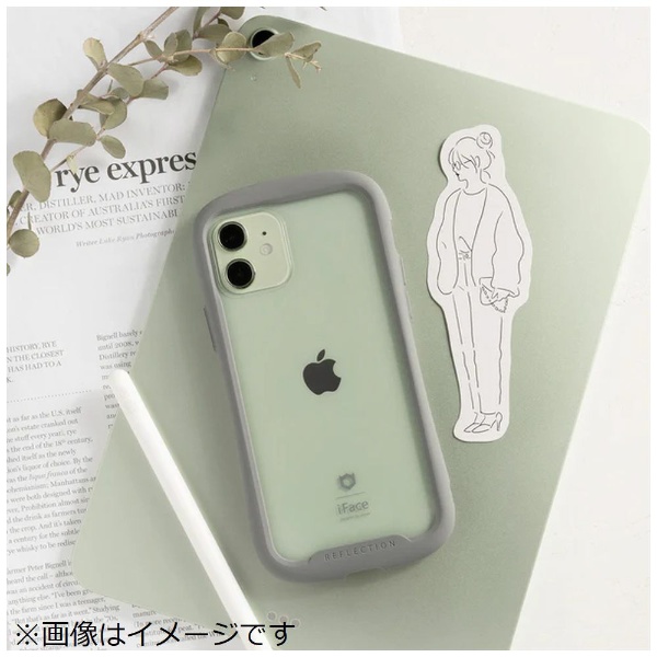 iPhone 14 Pro Max 3眼 iFace Reflection強化ガラスクリアケース iFace グレー 41-945292