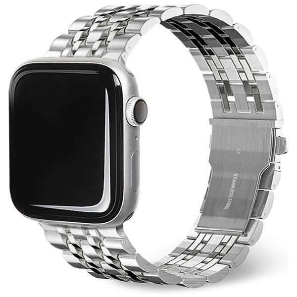 SOLID METAL BAND for Apple Watch 41/40/38mm シルバー EGD24667AW 