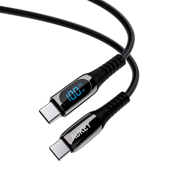 ֥ Impulse Series USB-C to C ǥɽ 100W ֥å CB-CC13-BK [USB Power Deliveryб]