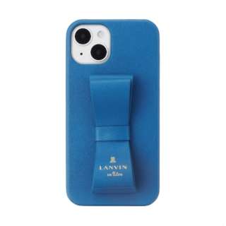 LANVIN en Bleu - Slim Wrap Case Stand & Ring Ribbon for iPhone 14 6.1inch 2 [ Navy ] LANVIN en Bleu o@I@u[