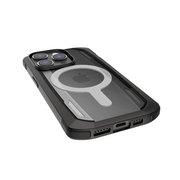 iPhone 14 Pro Max MagSafe対応 耐衝撃MIL規格半透明ケース ブラック RT-INGCSPTSM-BK