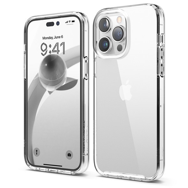 iPhone 14 Pro Max HYBRID CASE ケース クリア EL-INGCSPTHB-CL