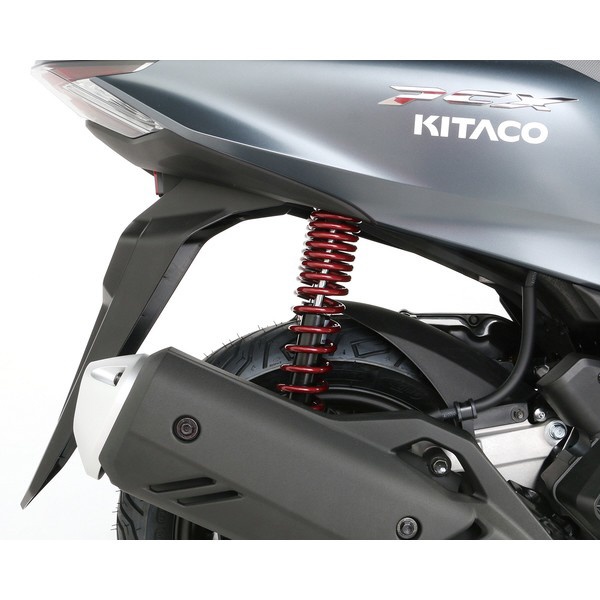 KITACO リアショックアブソーバーリアショックアブソーバー　PCX（JK05 全車種）、PCX160（KF47 全車種）、PCX  e:HEV（JK06 全車種） ダークレッド 520-1453020