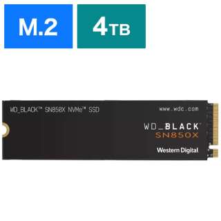 WDS400T2X0E SSD PCI-Expressڑ WD_BLACK SN850X(q[gVN񓋍) [4TB /M.2] yoNiz
