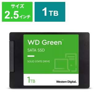 WDS100T3G0A 内蔵SSD SATA接続 WD Green [1TB /2.5インチ]