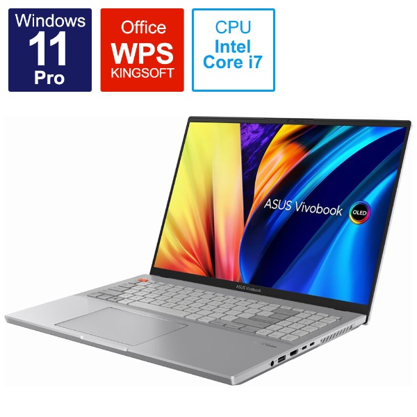 ノートパソコン Vivobook Pro 16X OLED クールシルバー N7601ZM-MQ148X 