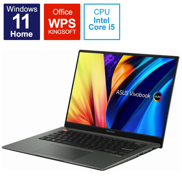 Ρȥѥ Vivobook S 14X OLED ߥåɥʥȥ֥å S5402ZA-M9013W [14.5 /Windows11 Home /intel Core i5 /ꡧ16GB /SSD512GB /WPS Office /2022ǯ9ǥ]