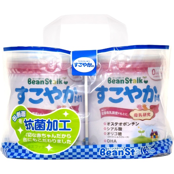 Bean Stalk（ビーンスターク）乳児用粉ミルク すこやかM1 大缶 800g×2