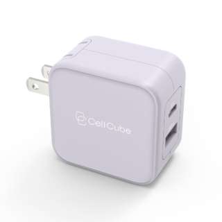 Cell Cube 2|[gUSB-C Fast Charger iPD20w+12wj Cell Cube (ZL[u)  CC-AC07 [2|[g /USB Power DeliveryΉ]