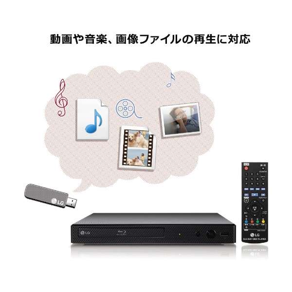 [奥特莱斯商品] Wi-Fi搭载蓝光&DVD播放器[再生专用]黑色BP350Q[外装次品]_5