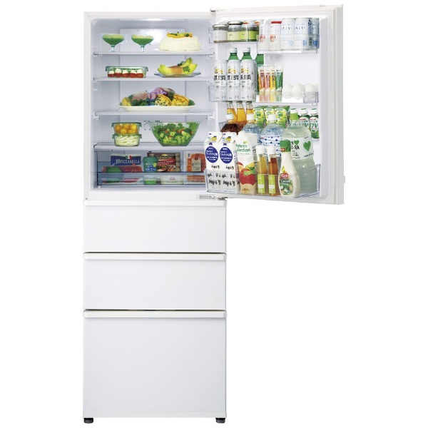 《基本設置料金セット》【アウトレット品】 冷蔵庫 ウォームホワイト AQR-36M-W [4ドア /右開きタイプ /355L] 【生産完了品】