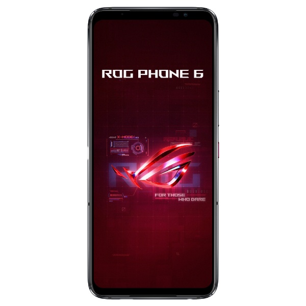 ROG Phone 6 ファントムブラック Qualcomm Snapdragon 8+ Gen 1 6.78型 ワイドAMOLEDディスプレイ  メモリ/ストレージ：16GB/512GB nanoSIM×2 SIMフリースマートフォン ファントムブラック ROG6-BK16R512