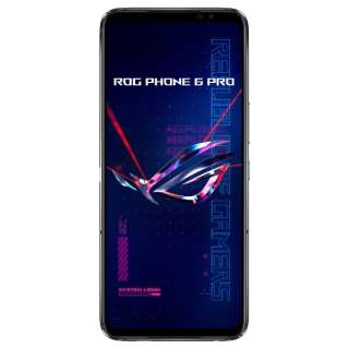 ROG Phone 6 Pro  Xg[zCg Qualcomm Snapdragon 8+ Gen 1 6.78^ ChAMOLEDfBXvC /Xg[WF18GB/512GB nanoSIM~2 SIMt[X}[gtH Xg[zCg ROG6P-WH18R512