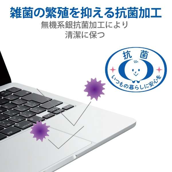 MacBook AiriM2A2022j13.6C`p gbNpbh p[Xg veN^[tB LYh~/SIAAR PKT-MBA1322_3