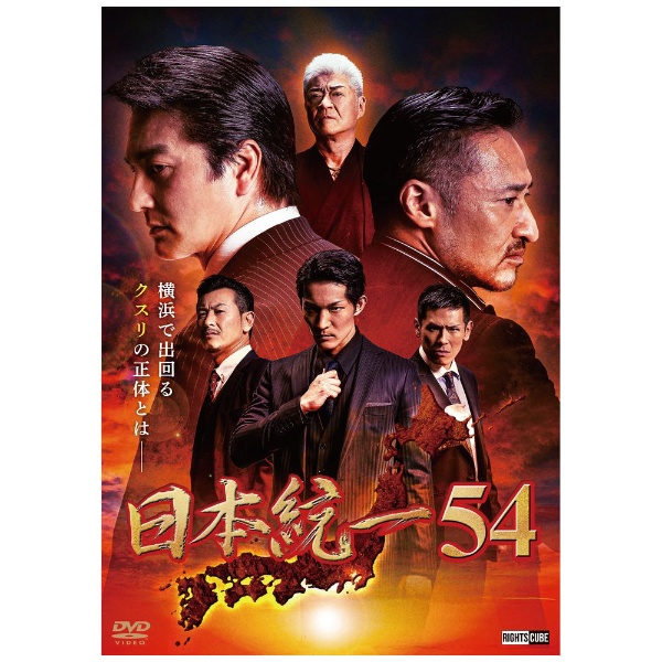 【新品ケース収納】日本統一 vol.1-vol54 関連作5巻 DVD