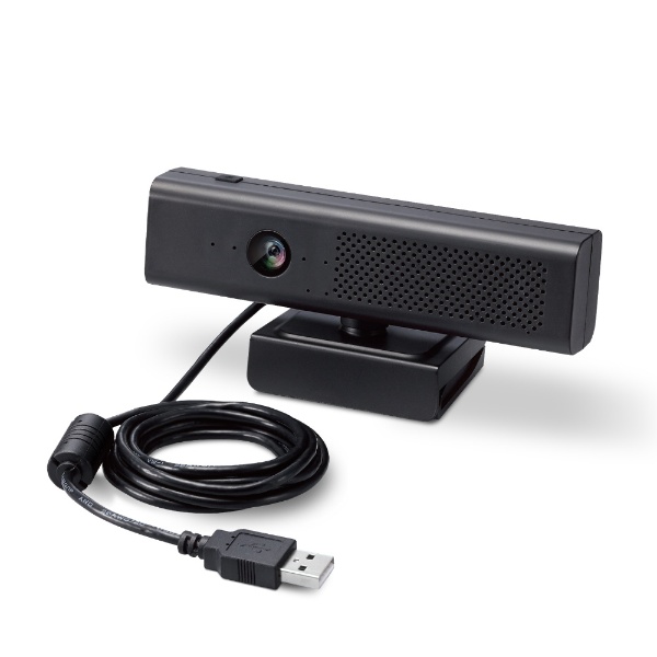 ウェブカメラ＋マイク・スピーカー USB-A接続 会議用(Mac/Windows11対応) ブラック UCAM-CS20FBBK [有線]