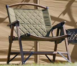 ウッドチェア Folding Wood Chair(約55×54×68cm/オリーブ) WAQ｜ワック