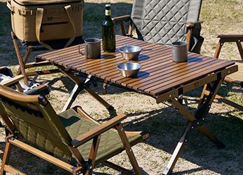 Woodi Roll Table ウッドロールテーブル 90(Mサイズ：約90×60×43cm