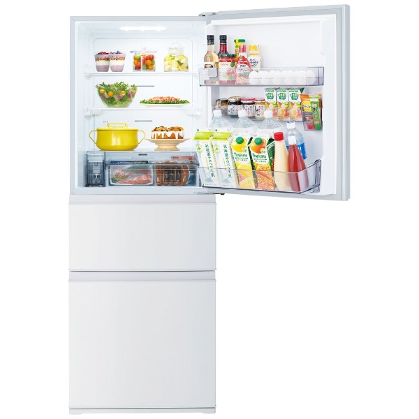 冷蔵庫 マットホワイト GR-U33SC-WU [幅60cm /326L /3ドア /右開き 