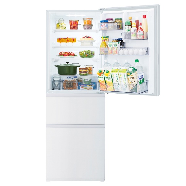 冷蔵庫 マットホワイト GR-U36SC-WU [幅60cm /356L /3ドア /右開き