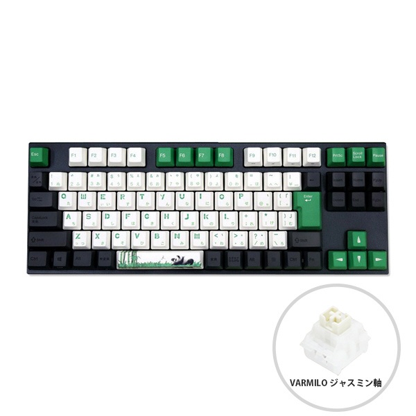 ゲーミングキーボード Panda R2 92(ジャスミン軸) グリーン vm-vem92