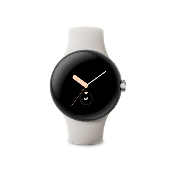 Google Pixel Watch Polished Silver case/Chalk Band GA03182-TW Google｜グーグル  通販 | ビックカメラ.com