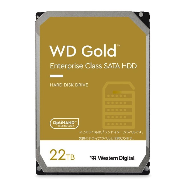Western Digital WD221KRYZ 22TB 3.5インチ HDD SATA接続 7200RPM