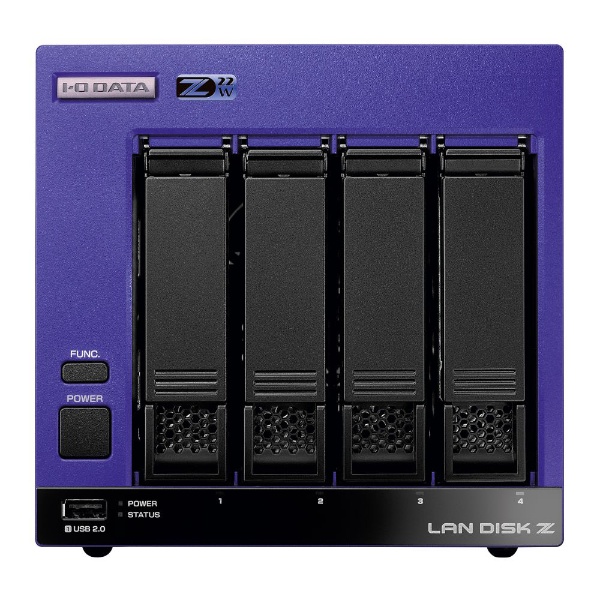 LAN DISK Z [32TB搭載 /4ベイ /50台(ユーザー50)] Windows Server IoT