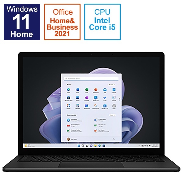 Surface Laptop 5 13.5インチ ブラック [Windows 11 Home/Core i5/メモリ:8GB/SSD:512GB]  R1S-00045 マイクロソフト｜Microsoft 通販 | ビックカメラ.com
