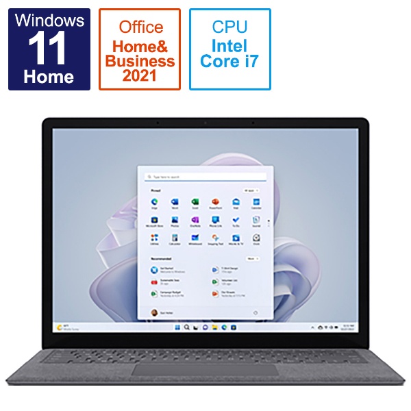 PC/タブレット ノートPC Surface Laptop 5 13.5インチ プラチナ [Windows 11 Home/Core i5 