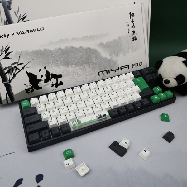 Varmilo｜アミロ Panda R2 73(ジャスミン軸) グリーン