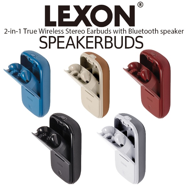 LEXON Bluetooth イヤホン スピーカー 1台2役 高品質 ブラック