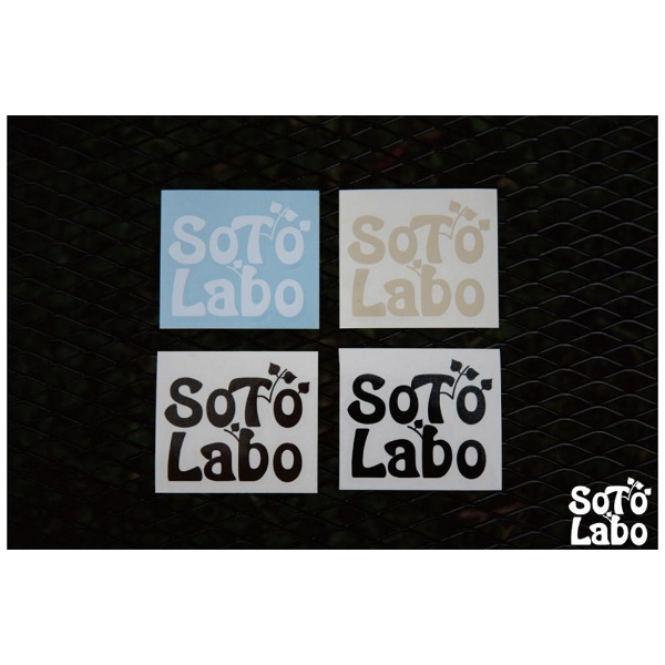 切断粘纸SotoLabo sticker[1张](A type/白)SLSTAWH