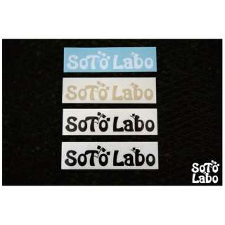 切断粘纸SotoLabo sticker[1张](B type/黑色)SLSTBBL