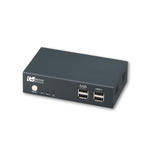 パソコン切替器 HDMI接続 (Mac/Windows11対応) RS-250UH2 [2入力 /2