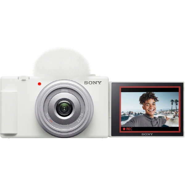 カメラ デジタルカメラ VLOGCAM ZV-1F 超広角単焦点レンズ一体型カメラ ホワイト ソニー｜SONY 