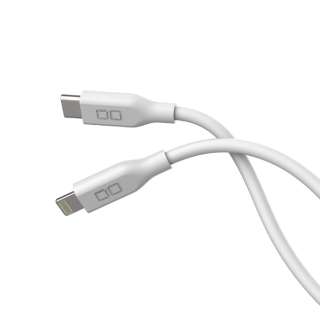 シリコンケーブル USB-C to Lightning 2m ホワイト CIO-SL30000-CL2-WH