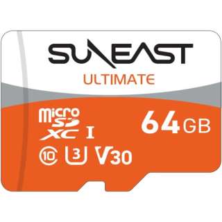 ULTIMATE Orange Series microSDXC J[h 64GB SUNEAST ULTIMATEiAeBCgj SE-MSDU1064E095 [Class10 /64GB]