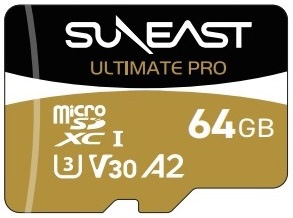 ULTIMATE PRO GOLD Series microSDXC カード 64GB SUNEAST ULTIMATE PRO（アルティメイトプロ）  SE-MSDU1064B185 [Class10 /64GB]