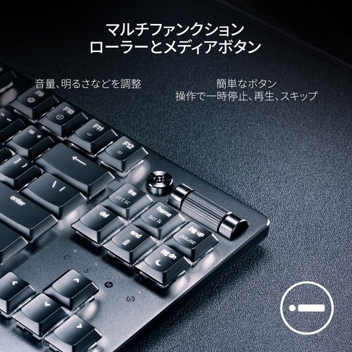 ゲーミングキーボード DeathStalker V2 Pro Tenkeyless(赤軸・英語配列) ブラック RZ03-04370100-R3M1  [有線・ワイヤレス /Bluetooth・USB]