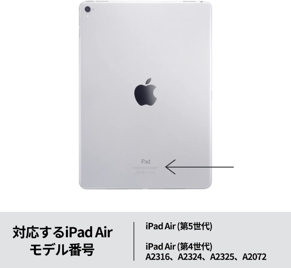 10.9インチ iPad Air（第5/4世代）用 キーボード一体型ケース COMBO