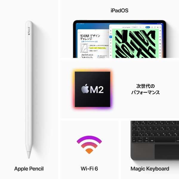 iPad Pro 12.9英寸(第6代)Apple M2 12.9型Wi-Fi型号库存：2TB MNXY3J/A空间灰色_7