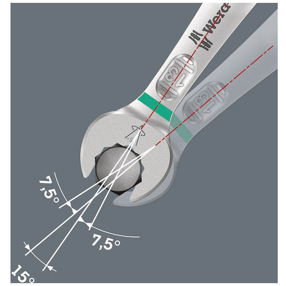 Ｗｅｒａ ６００３ Ｊｏｋｅｒ コンビネーションスパナ １５（極薄