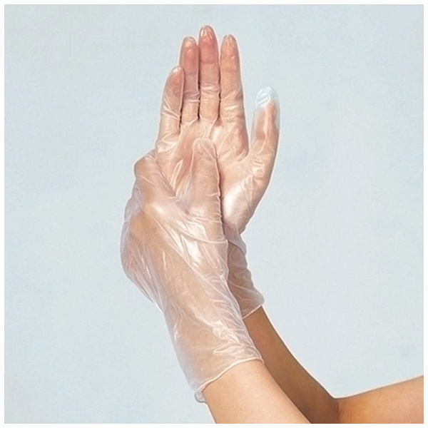 ミドリ安全 ＰＶＣ使い捨て手袋 ベルテプラテ８３１ 粉なし Ｓ 