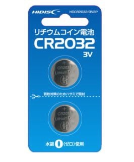 CR2032 リチウムボタン電池 5個 
使用推奨期限 2032年12月