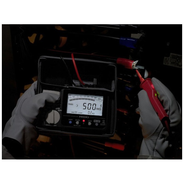 日置電機 HIOKI IR4042-11 4レンジ絶縁抵抗計 スイッチ付リードセット