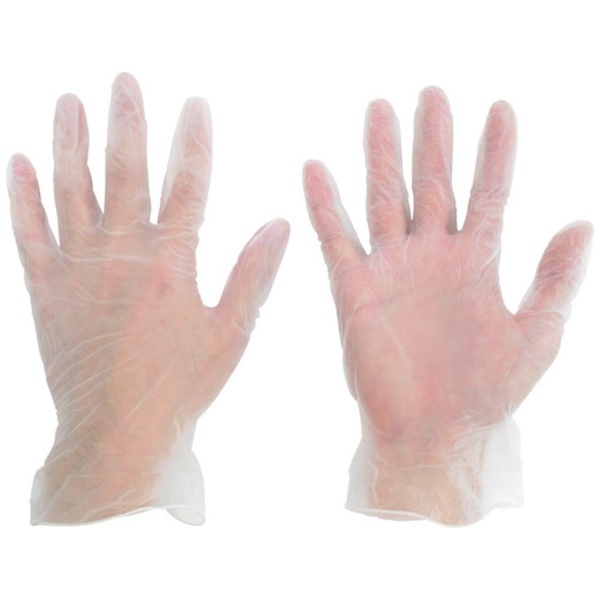 PVC使い捨て手袋 ベルテプラテ831 Sサイズ 100枚 半透明 VERTE-831-S ミドリ安全｜MIDORI ANZEN 通販 